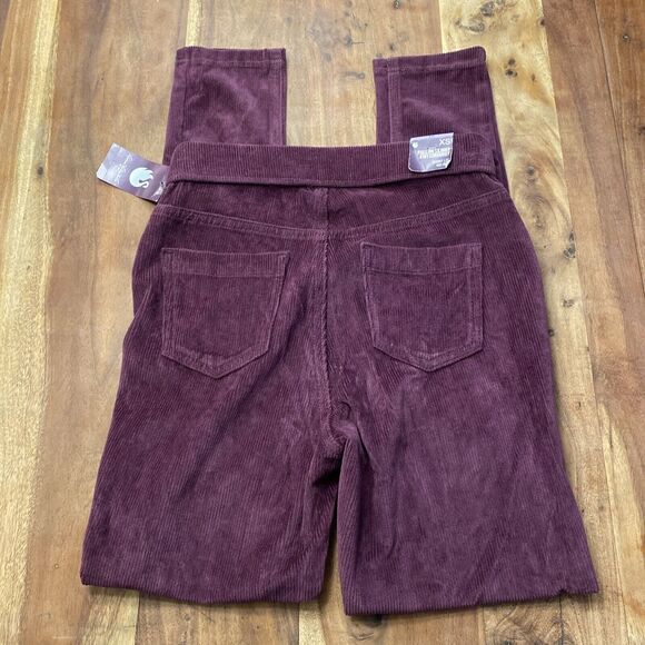 NWT GLORIA VANDERBILT WOMEN SKINNY KNIT CORDUROY MIDRISE PANT(CABERNET CRUSH XS - Picture 10 of 11